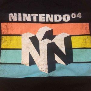 Women's small Nintendo 64 graphic tee